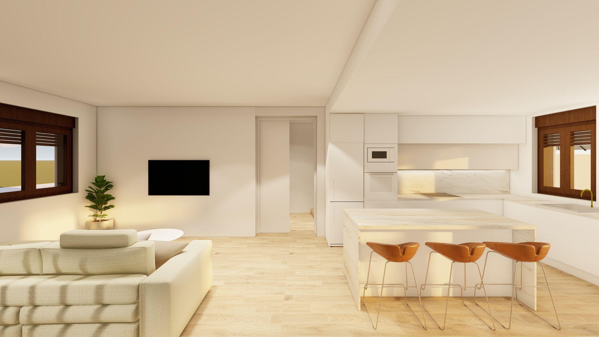 salón-cocina-comedor